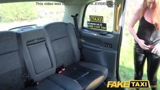 Fake taxi curvy big tits with ginger bush pussy wants cock