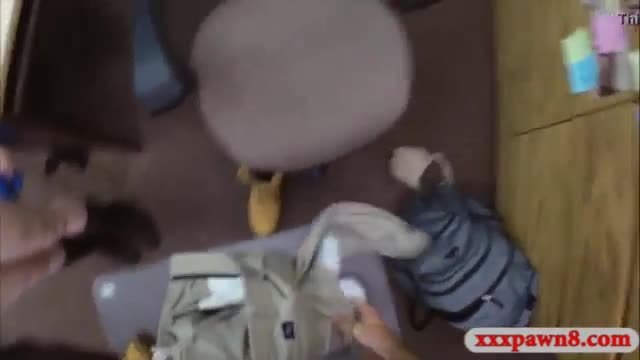 Sweet babe drilled by nasty pawn keeper in hs pawnshop