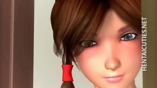 Redhead 3d hentai hoe gives oral sex
