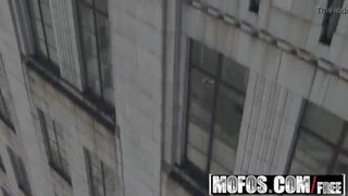 Mofos - drone hunter - (raven bay) - fucking raven on the roof