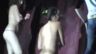 Strip tease contest