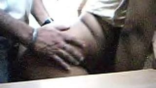 Indian wife doing a cam show exposing her bigtits with hubby