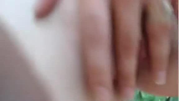 Outdoor webcam show of blonde girl