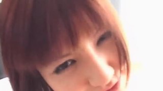 Japanese sweet girl fucked deep gets pussy creampie