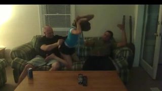 Cuckold shares his gf with a friend