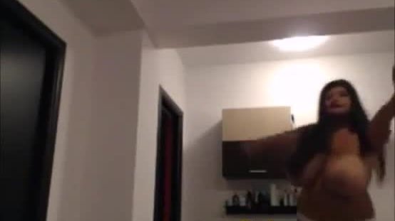 Horny afternoon teasing with a big tit chubby amateur