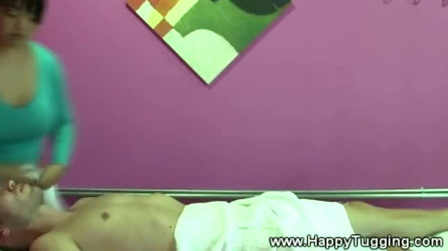 Kinky asian masseuse with big tits