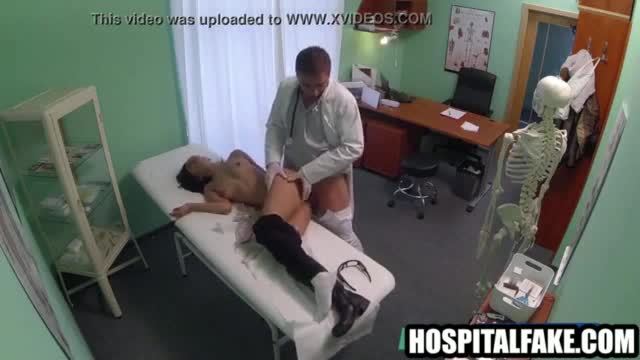 Brunette Chick Gets Very Hard Fucked By Doctor