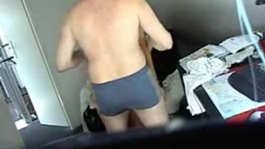 Mum and dad home alones caught having fun by hidden cam