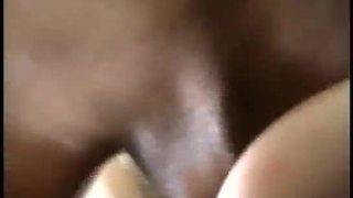 Black amateur guy fucks and anals girlfriend