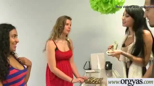 Lots of money for sex with superb amateur girl (esmi lee&ava taylor) video-05