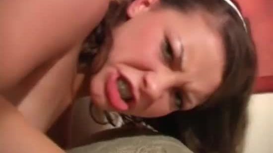 Flawless legal age teenager with peachy ass is shagging hard with her paramour