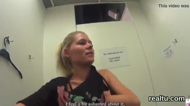Stellar czech kitten gets seduced in the mall and shagged in pov