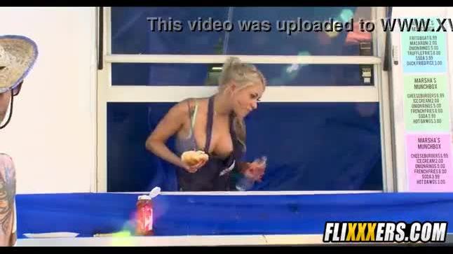 Real hidden cam chick fucked in public 2 4