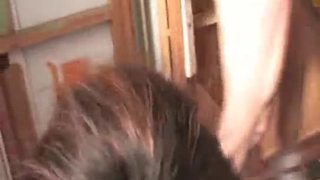 Black girl fingers cunt and tastes cum