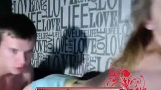 Russian girl sucks her boyfriend
