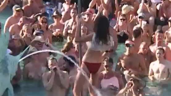 Hot body contest at pool party key west