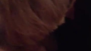 Homemade amateur cheating wife facial with husband watching