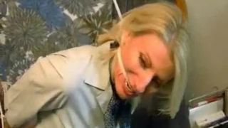 Kinky girl in alluring bdsm milf