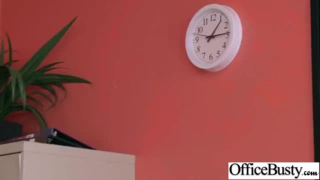 Office sex tape with slut worker busty girl vid-23