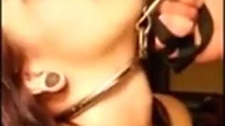 Homemade teen brunette throated