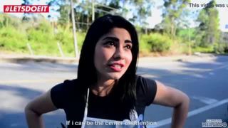 Letsdoeit - latina teen picked up from the side of the road gets big bbc