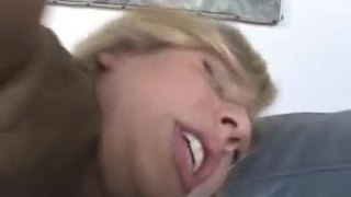 Latina helps blonde fuck black